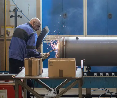 welding on production